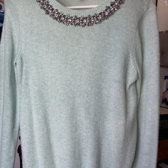 Celadon Mint Color Sweater - Picture 2 of 6